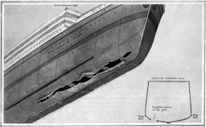 Titanic Prints: The probable extent of damage to the Titanic