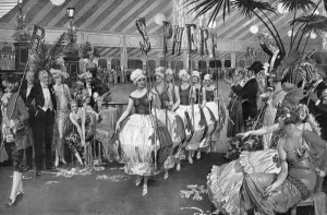 Fortunino Prints: Procession of fancy dress costumes at the Epilogue Ball