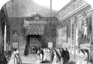 Interiors Prints: The procession of the royal wedding party, 1858