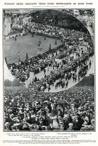 June Prints: Processions of suffragists in London 1908