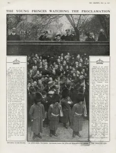 Princes Prints: Proclamation of King George V - St Jamess Palace