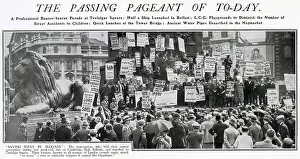 March Prints: The Professional Banner-bearer Parade at Trafalgar Square