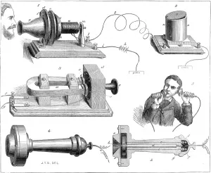 Professor Prints: Professor Graham Bells telephone