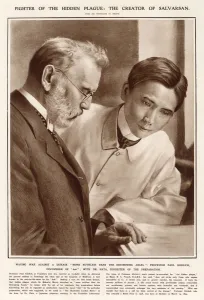 20th Prints: Professor Paul Ehrlich (1854 - 1915), Nobel Prize-winning German Jewish physician
