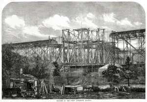 1861 Prints: Progress of building for the International Exhibition 1861