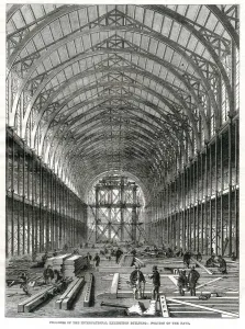 1861 Prints: Progress of building for the International Exhibition 1861