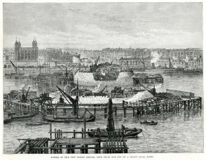 Progress Prints: Progress on Tower Bridge, London 1890