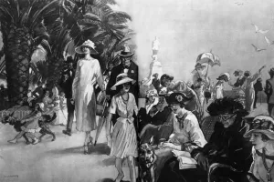 Sunshine Prints: The Promenade at Cannes by Steven Spurrier