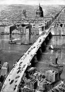 V Iew Prints: Proposal for St. Pauls Bridge, London, 1914