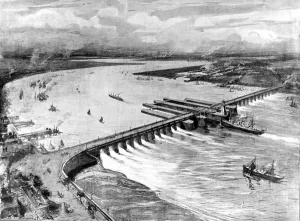 Estuary Prints: Proposal for a Thames Barrage, Gravesend, 1904