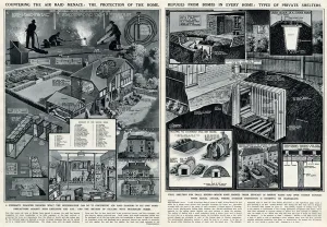 Refuge Prints: Protection of the home from air raids by G. H. Davis