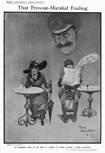 Cafe Prints: That Provost-Marshal Feeling, by Bairnsfather