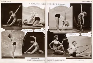 Shorts Prints: Prunella Stack demonstrating exercises
