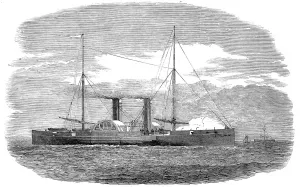 Steamer Prints: The Prussian War-Steamer, Nix, 1851