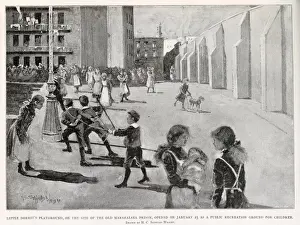 Public Prints: A public recreation ground for children built on the site of Marshalsea Prison