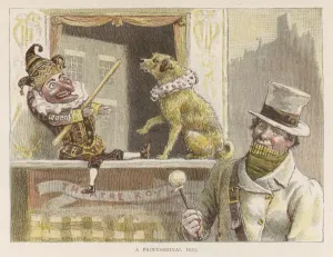 1889 Prints: Punch with Toby the Dog