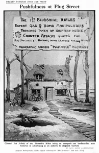 Rifles Prints: Pushfulness at Plug Street by Bairnsfather
