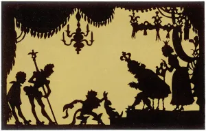 1959 Prints: Puss in Boots presents a rabbit from his Master to the King