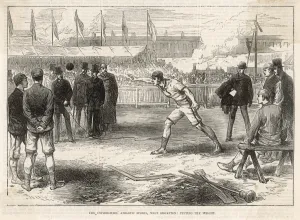 Weight Prints: Putting the Shot, 1875