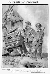 Bruce Prints: A Puzzle for Paderewski, by Bairnsfather