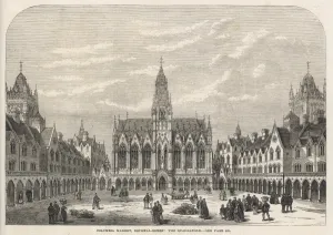 Columbia Prints: The Quadrangle of Columbia Market, London