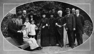Relatives Prints: Queen Alexandra and her relatives at Bernstorff Castle