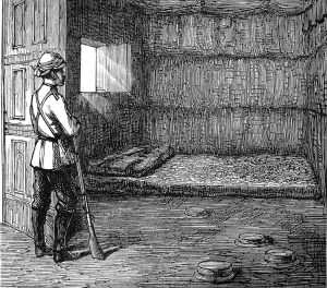Central Prints: The Queen of Ashantis bed, 1874