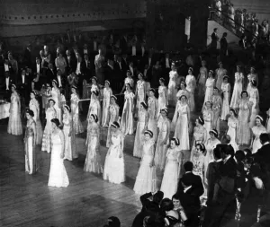 Curtsey Prints: Queen Charlottes Ball, 1937