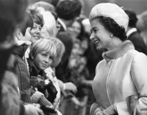 Smiling Prints: Queen Elizabeth II at the Barbican, 1972