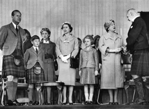 Anne Prints: Queen Elizabeth II at the Braemar Gathering, Scotland