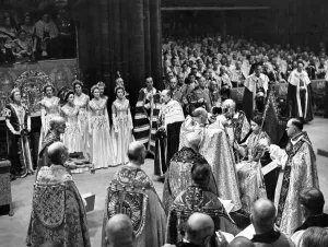 Solemn Prints: Queen Elizabeth II is crowned