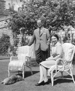 Corgi Prints: Queen Elizabeth II and Duke of Edinburgh, 1959