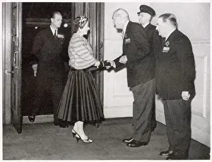 Evening Prints: Queen Elizabeth II and The Duke of Edinburgh are welcomed by Sir Ian Fraser