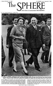 1958 Prints: Queen Elizabeth II with nuclear scientists