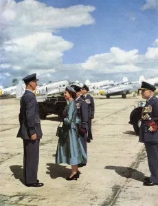 Majesty Prints: Queen Elizabeth II at an RAF Coronation Review, 1953