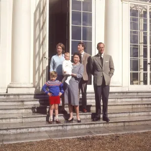 Queen Elizabeth II Prints: Queen Elizabeth II - Royal family at Frogmore