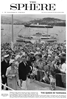 Tours Prints: Queen Elizabeth II - Royal Tour of Australia - Tasmania