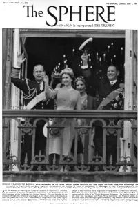 Balcony Prints: Queen Elizabeth II - state visit to Denmark, 1957