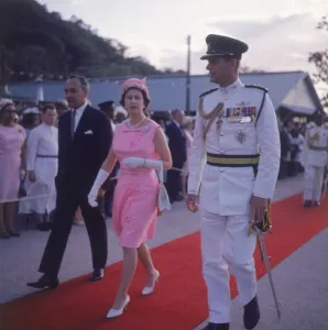 Indies Prints: Queen Elizabeth II - West Indies royal tour 1966