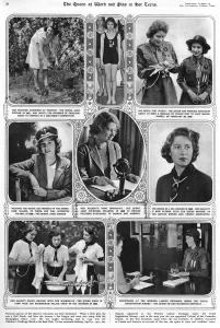 Activities Prints: Queen Elizabeth II at work & play in her teens