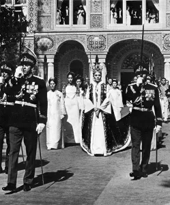 Ceremony Prints: Queen Farah Dibah of Iran - Shahs Coronation