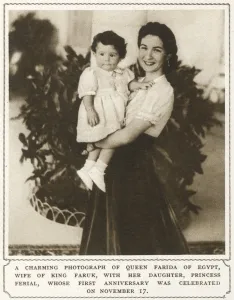 Birthday Prints: Queen Farida of Egypt and Princess Ferial