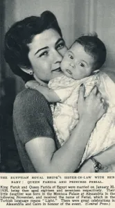 Farida Prints: Queen Farida of Egypt and Princess Ferial