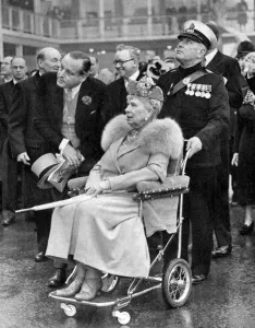 Elderly Prints: Queen Mary at the Festival of Britain