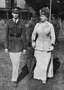 Gloucester Prints: Queen Mary & Prince Henry at Royal Military College, Camberl