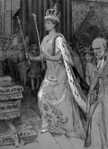 Steps Prints: Queen Marys procession to the throne
