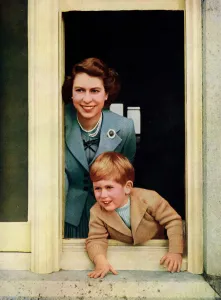 Queen Elizabeth II Prints: The Queen and Prince Charles