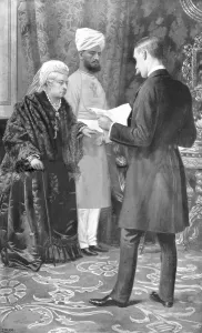 Report Prints: Queen Victoria and Munshi Abdul Karim, 1900