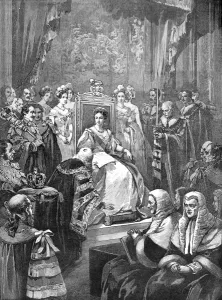 20th Prints: Queen Victoria opening her first Parliament