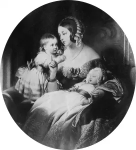 Queen Victoria Prints: Queen Victoria with Princess Victoria